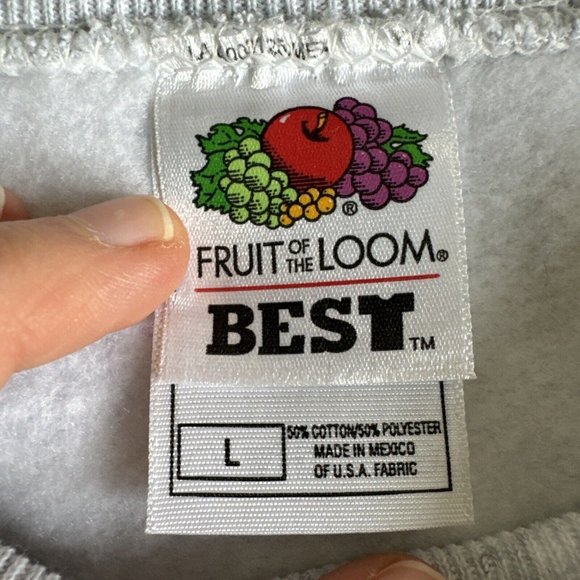 Vintage Mens Golf Crewneck Knit Sweater Fruit Of The Loom Size L Made USA - Picture 4 of 10